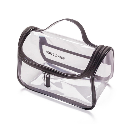 TPU Transparan Makeup Pouch Kelompok Wanita Tas Rias Plastik Bening Kebugaran