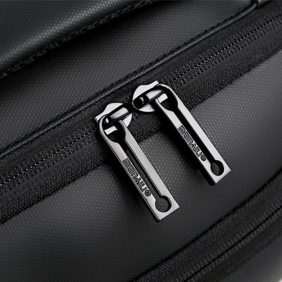 Ransel Perjalanan Bisnis BSCI Hitam Laptop Remaja Pria Ransel Dengan Pengisi Daya