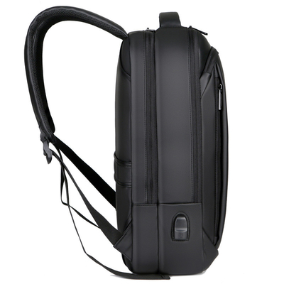 Ransel Perjalanan Bisnis BSCI Hitam Laptop Remaja Pria Ransel Dengan Pengisi Daya
