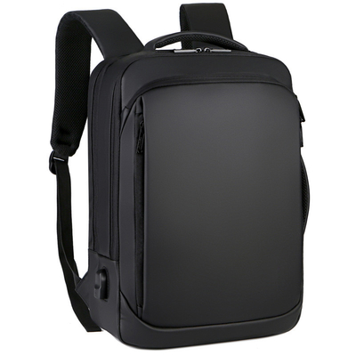 Ransel Perjalanan Bisnis BSCI Hitam Laptop Remaja Pria Ransel Dengan Pengisi Daya