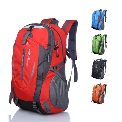 Tas Hiking Luar Ruangan Ransel Perjalanan Nilon Baru Kapasitas Besar Ransel Berkemah Hiking