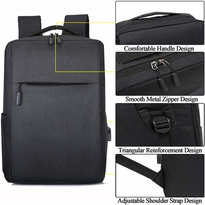 OEM Anti Theft USB Charging Backpack Tas Laptop 15.6 Inch Untuk Pria