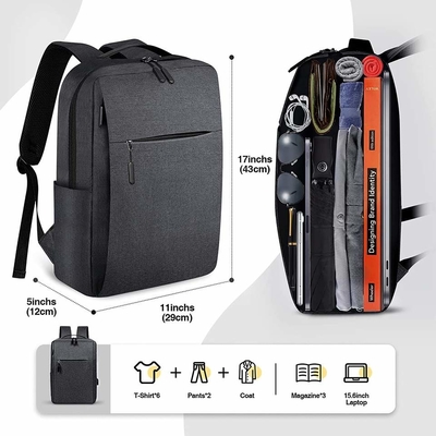 OEM Anti Theft USB Charging Backpack Tas Laptop 15.6 Inch Untuk Pria