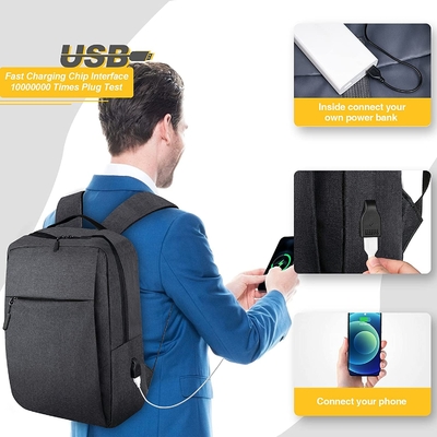 OEM Anti Theft USB Charging Backpack Tas Laptop 15.6 Inch Untuk Pria