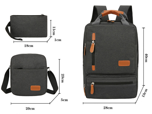 Tas Ransel Laptop Travel 3 In 1 BSCI ISO Anti Pencurian Ransel Sekolah