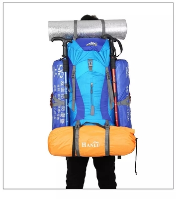 Ransel Mountain Waterproof Trekking Backpack Polyester 70 Liter Ransel ISO