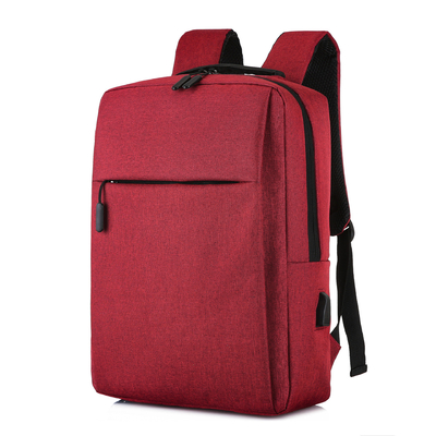 Tas Ransel Laptop Bisnis Fashion Pengisian Kustom Pria USB Perjalanan Tas Ransel Laptop Tahan Air