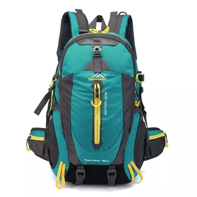 Ransel Hiking Tahan Air Hitam 30-40L Berkemah Ransel Siklus Tahan Air