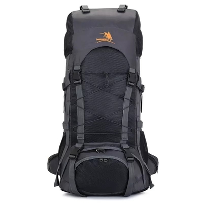 Ransel Berkemah Tahan Air Biru 60L Ransel Pendakian Gunung BSCI