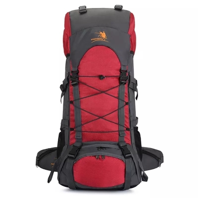 Ransel Berkemah Tahan Air Biru 60L Ransel Pendakian Gunung BSCI