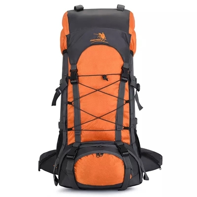 Ransel Berkemah Tahan Air Biru 60L Ransel Pendakian Gunung BSCI