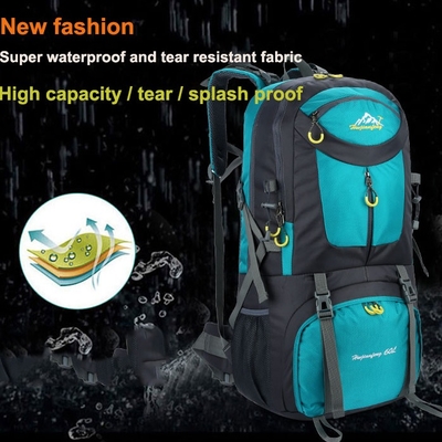 Ransel Hiking Tahan Air BSCI 60L Hiking Mountaineering Backpack