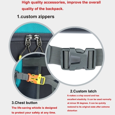 Ransel Hiking Tahan Air BSCI 60L Hiking Mountaineering Backpack