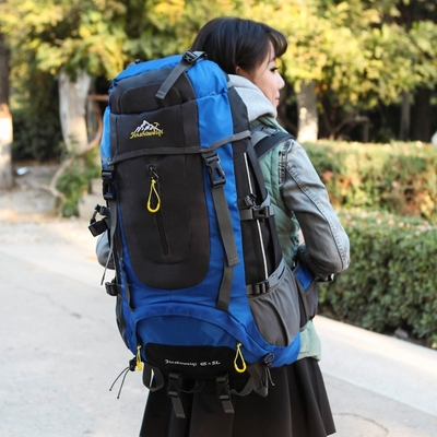 45L Ransel Hiking Ringan Packable Trekking Backpack Tahan Air AZO Gratis