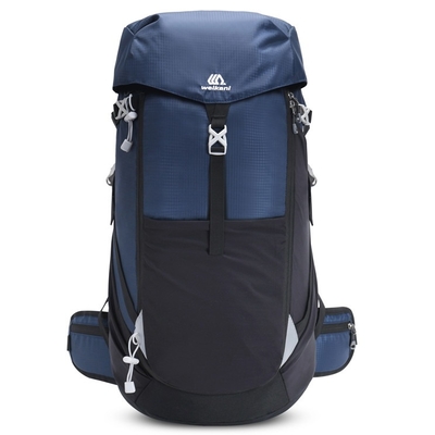 Ransel Tahan Air 50L Luar Ruangan ODM Ultralight Camping Backpack Nylon