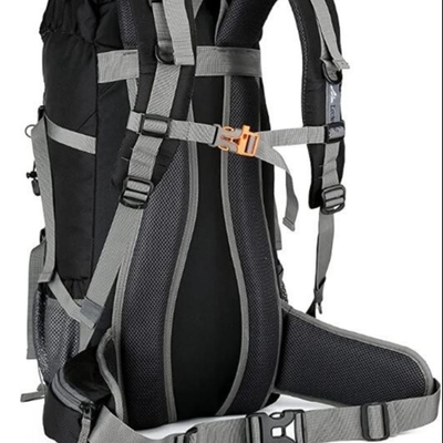 Ransel Tahan Air 50L Luar Ruangan ODM Ultralight Camping Backpack Nylon