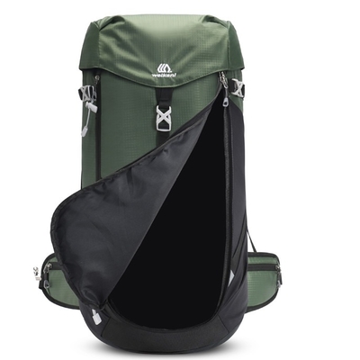 Ransel Tahan Air 50L Luar Ruangan ODM Ultralight Camping Backpack Nylon