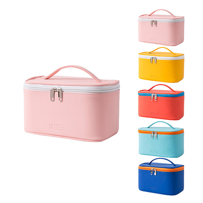Tas Kosmetik Gantung PU Portabel Wanita Lucu Tas Perlengkapan Mandi Gantung Tahan Air