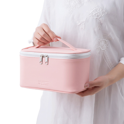 Tas Kosmetik Gantung PU Portabel Wanita Lucu Tas Perlengkapan Mandi Gantung Tahan Air