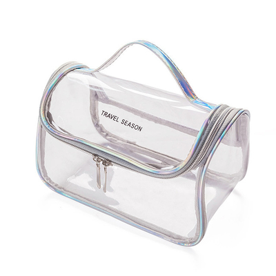 TPU Transparan Makeup Pouch Kelompok Wanita Tas Rias Plastik Bening Kebugaran