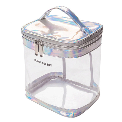 TPU Transparan Makeup Pouch Kelompok Wanita Tas Rias Plastik Bening Kebugaran