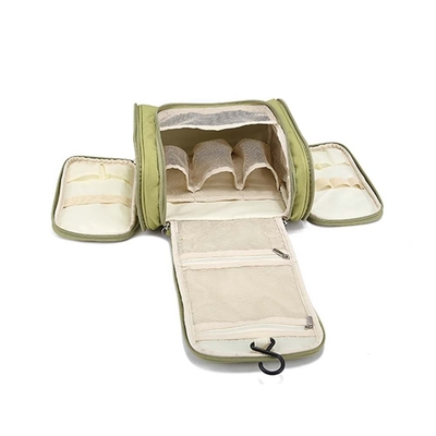 Tas Kosmetik Gantung Tugas Berat Tas Perlengkapan Mandi Perjalanan Poliester Makeup Tahan Air