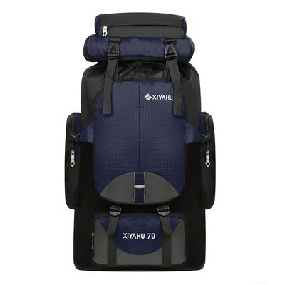 BSCI Waterproof Hiking Backpack 70L Camping Hiking Backpack Untuk Pria Wanita