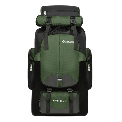 BSCI Waterproof Hiking Backpack 70L Camping Hiking Backpack Untuk Pria Wanita