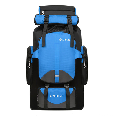 BSCI Waterproof Hiking Backpack 70L Camping Hiking Backpack Untuk Pria Wanita