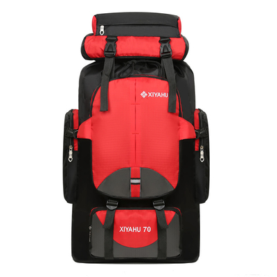 BSCI Waterproof Hiking Backpack 70L Camping Hiking Backpack Untuk Pria Wanita
