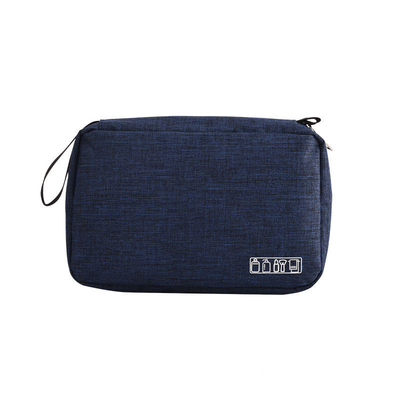 Tas Makeup Travel Gantung Merah Perlengkapan Mandi Gantung Kosmetik Organizer Portabel