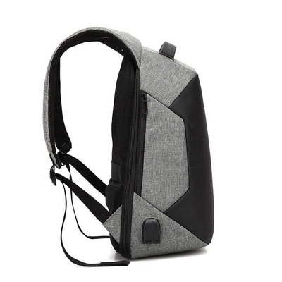 Ransel Laptop Bisnis Burgundy Ransel Tahan Air BSCI Dengan USB
