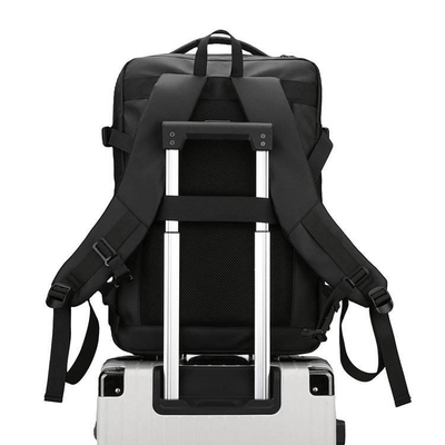 31x22x47cm Ransel Bisnis Perjalanan Ransel Sekolah Tahan Air ISO Port Pengisi Daya USB