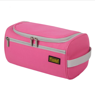 Tas Perlengkapan Mandi Bulat Bentuk Barel Gantung Makeup Organizer Perjalanan Tahan Air