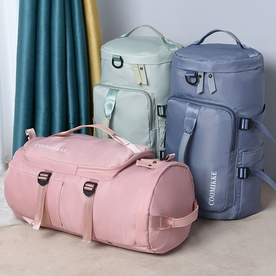Gym Duffle Tote Bag Tas Gym Dengan Kompartemen Sepatu Dan Saku Basah