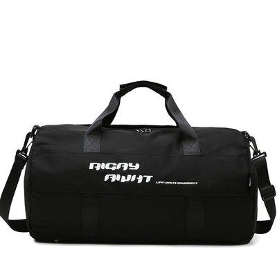 Travel Custom Gym Bag Mens Duffle Bag Dengan Kompartemen Sepatu Luar Ruangan
