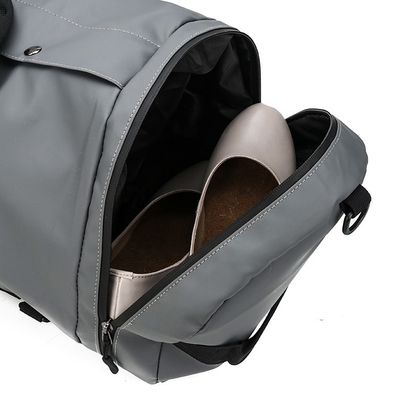 Tas Duffle Gym Tahan Air Tas Gym Pria Dengan Kompartemen Sepatu Kebugaran Luar Ruangan