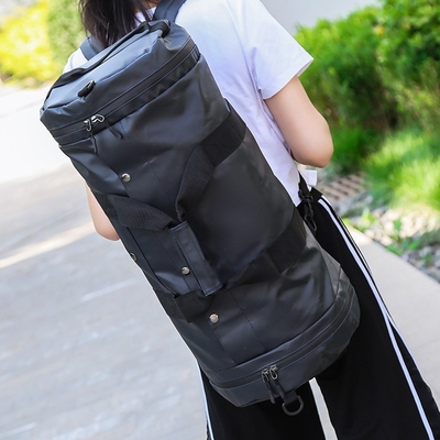 Tas Duffle Gym Tahan Air Tas Gym Pria Dengan Kompartemen Sepatu Kebugaran Luar Ruangan