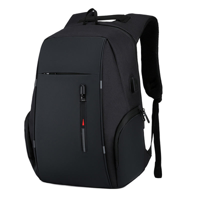 Tas Laptop Bisnis Hitam 17 Inch Tas Komputer Tahan Air Dengan USB