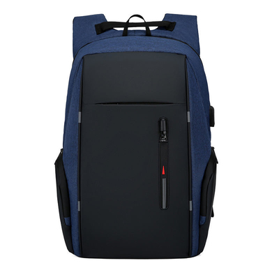 Tas Laptop Bisnis Hitam 17 Inch Tas Komputer Tahan Air Dengan USB