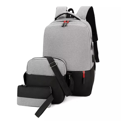 BSCI 3 In 1 Set Ransel Laptop Ransel Bisnis Anti Pencurian Dengan Port Pengisi Daya USB