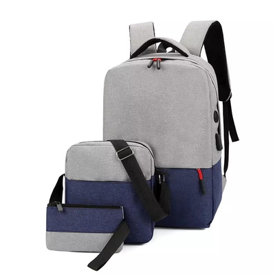 BSCI 3 In 1 Set Ransel Laptop Ransel Bisnis Anti Pencurian Dengan Port Pengisi Daya USB