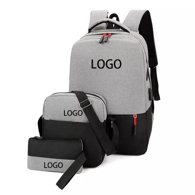 BSCI 3 In 1 Set Ransel Laptop Ransel Bisnis Anti Pencurian Dengan Port Pengisi Daya USB