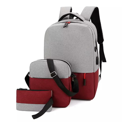 BSCI 3 In 1 Set Ransel Laptop Ransel Bisnis Anti Pencurian Dengan Port Pengisi Daya USB