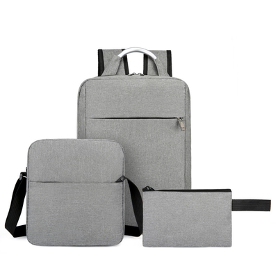 Set Ransel Kantor 1,2 Inci Set Ransel Fashion Pria 3 In 1 Dengan Port Usb