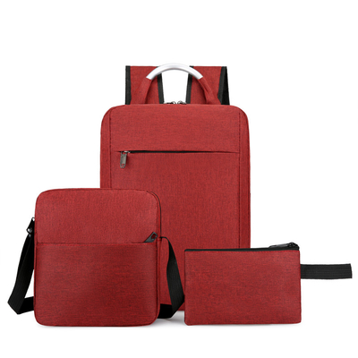 Set Ransel Kantor 1,2 Inci Set Ransel Fashion Pria 3 In 1 Dengan Port Usb