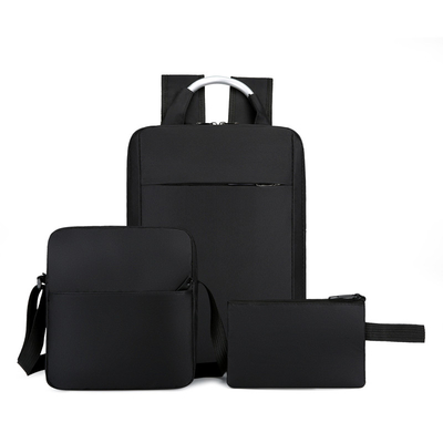Set Ransel Kantor 1,2 Inci Set Ransel Fashion Pria 3 In 1 Dengan Port Usb