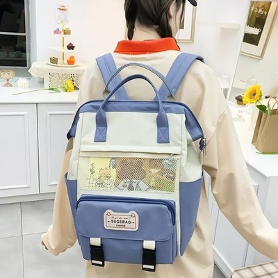 Tas Ransel Sekolah 24cm Set Tas Ransel Anak Perempuan Lucu Set Kartun Anak Remaja
