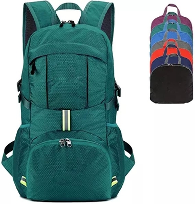 30L Wanita Ransel Hiking Tahan Air 0.1kg Ransel Perjalanan Lipat Ultralight