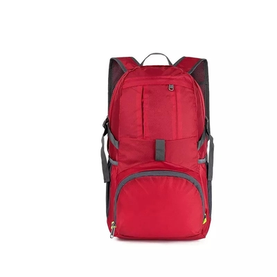 Ransel Hiking Lipat BSCI Merah 35L Peralatan Gunung Ransel Tahan Air